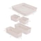 Simplify For Green Living Plastic, Natural, 11.22 in W, 13.78 in D, 13.78 in L 30012-NATURAL - alternate 2